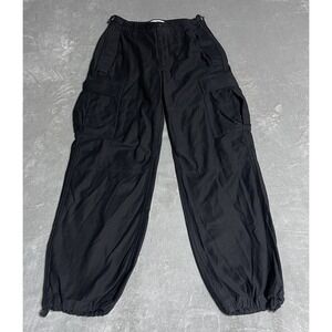 Aritzia Black Ankle Cargo Pants